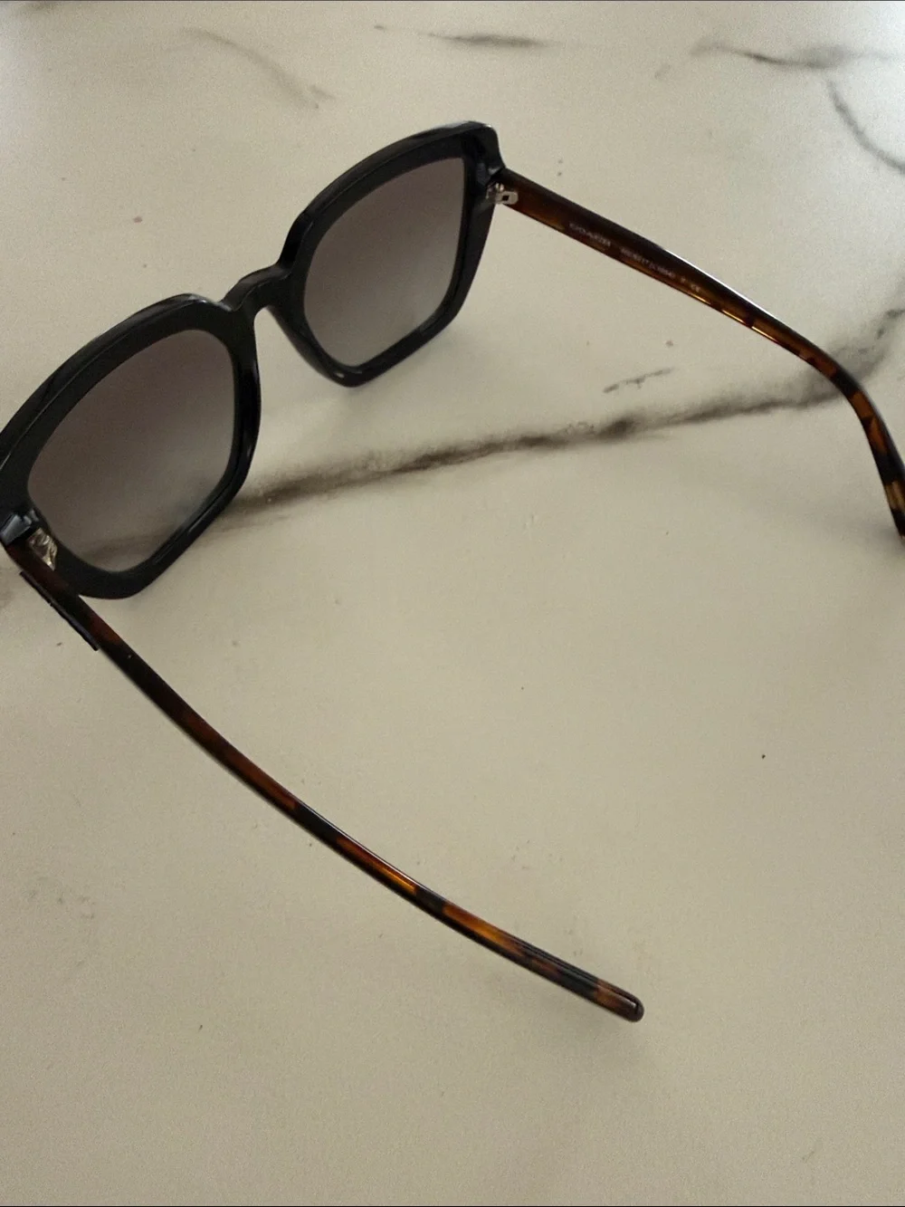 Coach Women's Black Square Sunglasses w